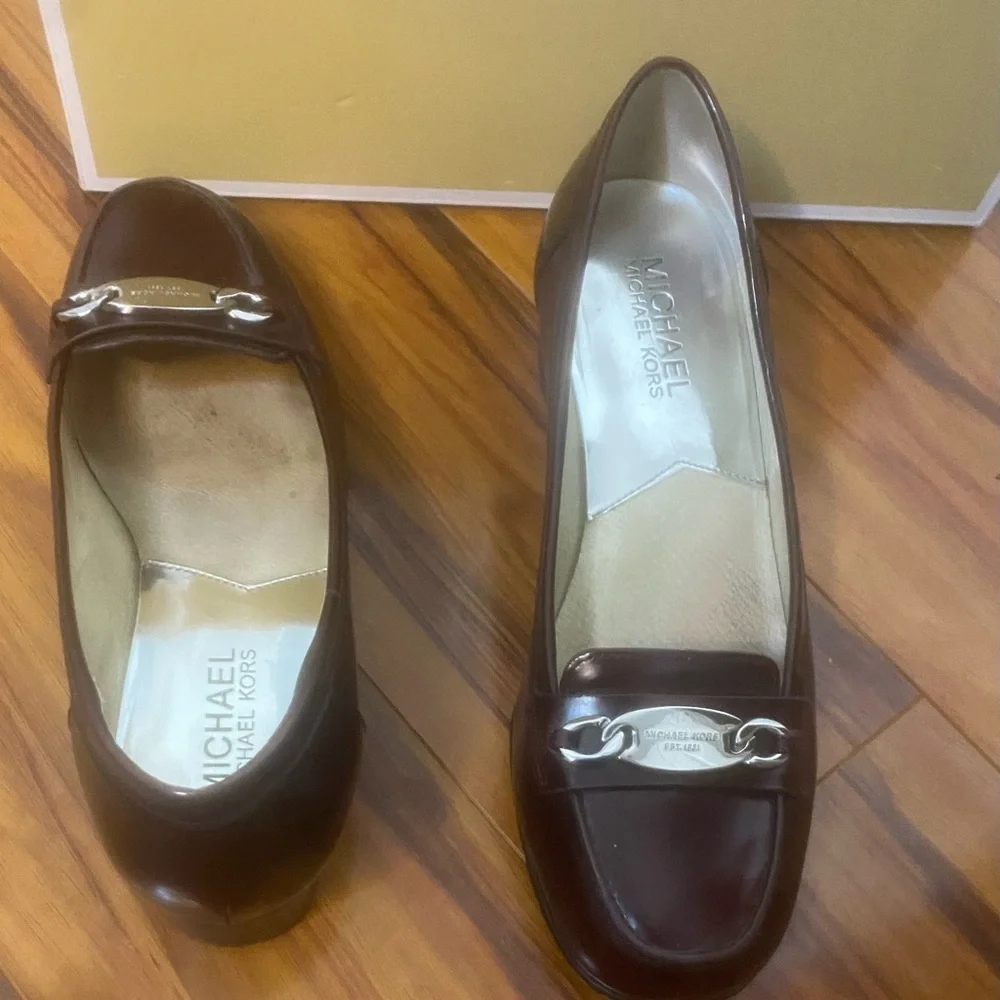 Michael Kors Lainey Mid-Loafer Merlot